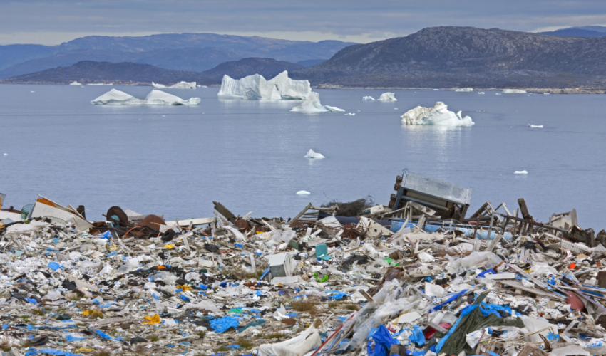 Pollution au plastique en mer Baltique